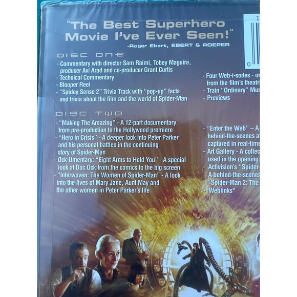 New Spiderman 2  Movie Widescreen Special Edition DVD Marvel Super Hero Gift - Picture 11 of 13